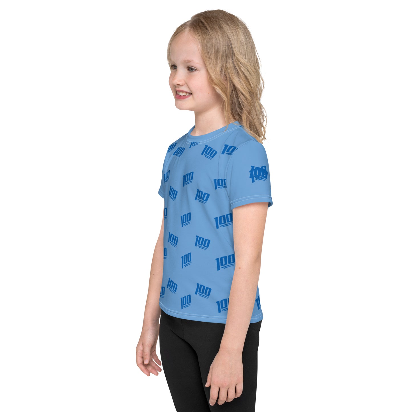 100 Logo Kids Crew Neck T-Shirt