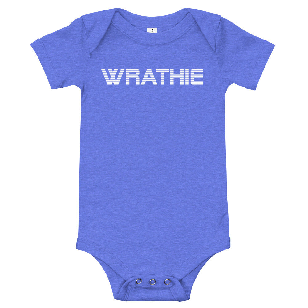 WRATHIE Baby Short Sleeve One Piece (White Logo)