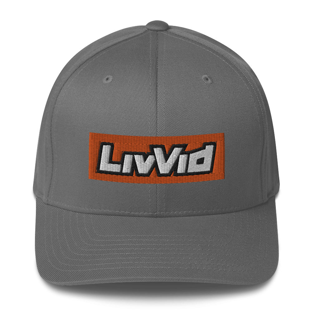 LivVid Logo Structured Twill Cap