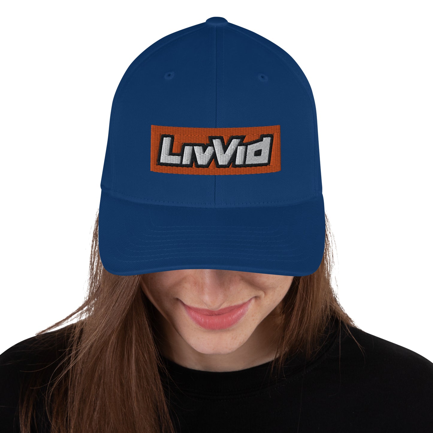 LivVid Logo Structured Twill Cap