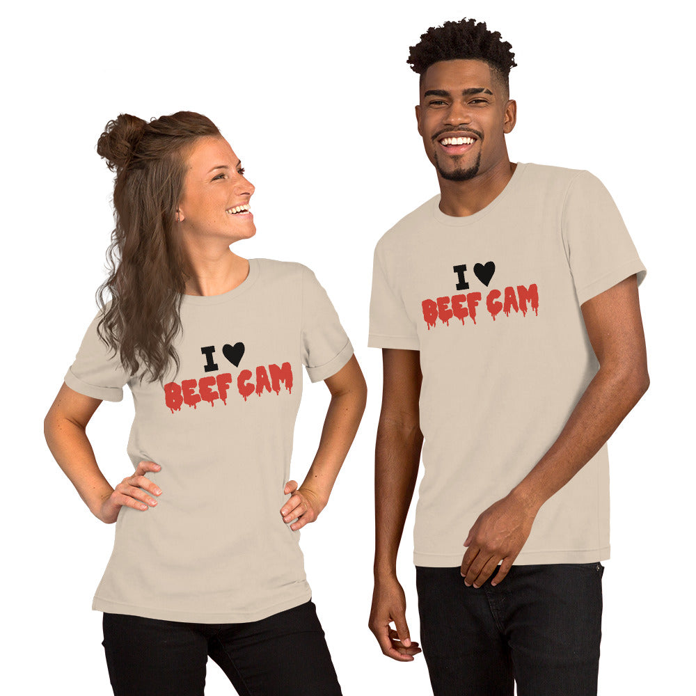I ❤️ BEEF CAM Unisex T-Shirt