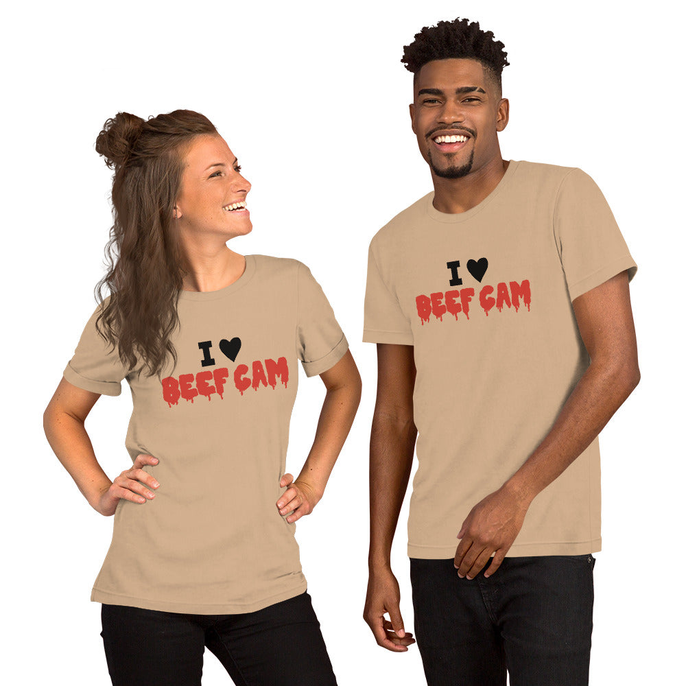 I ❤️ BEEF CAM Unisex T-Shirt