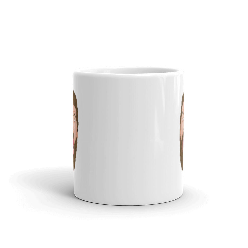 EmoShawn Screaming White Glossy Mug