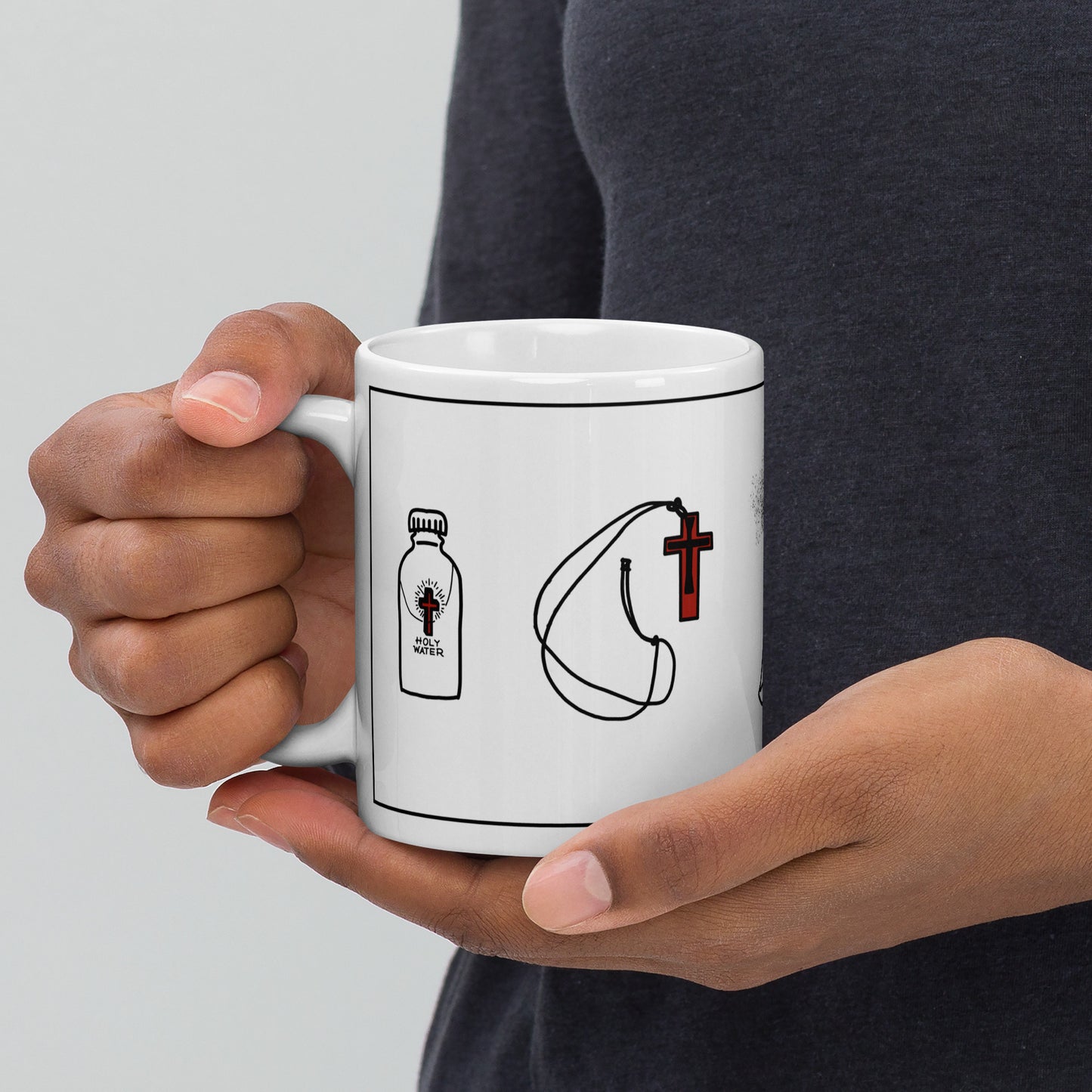 Paranormal Kit White Glossy Mug