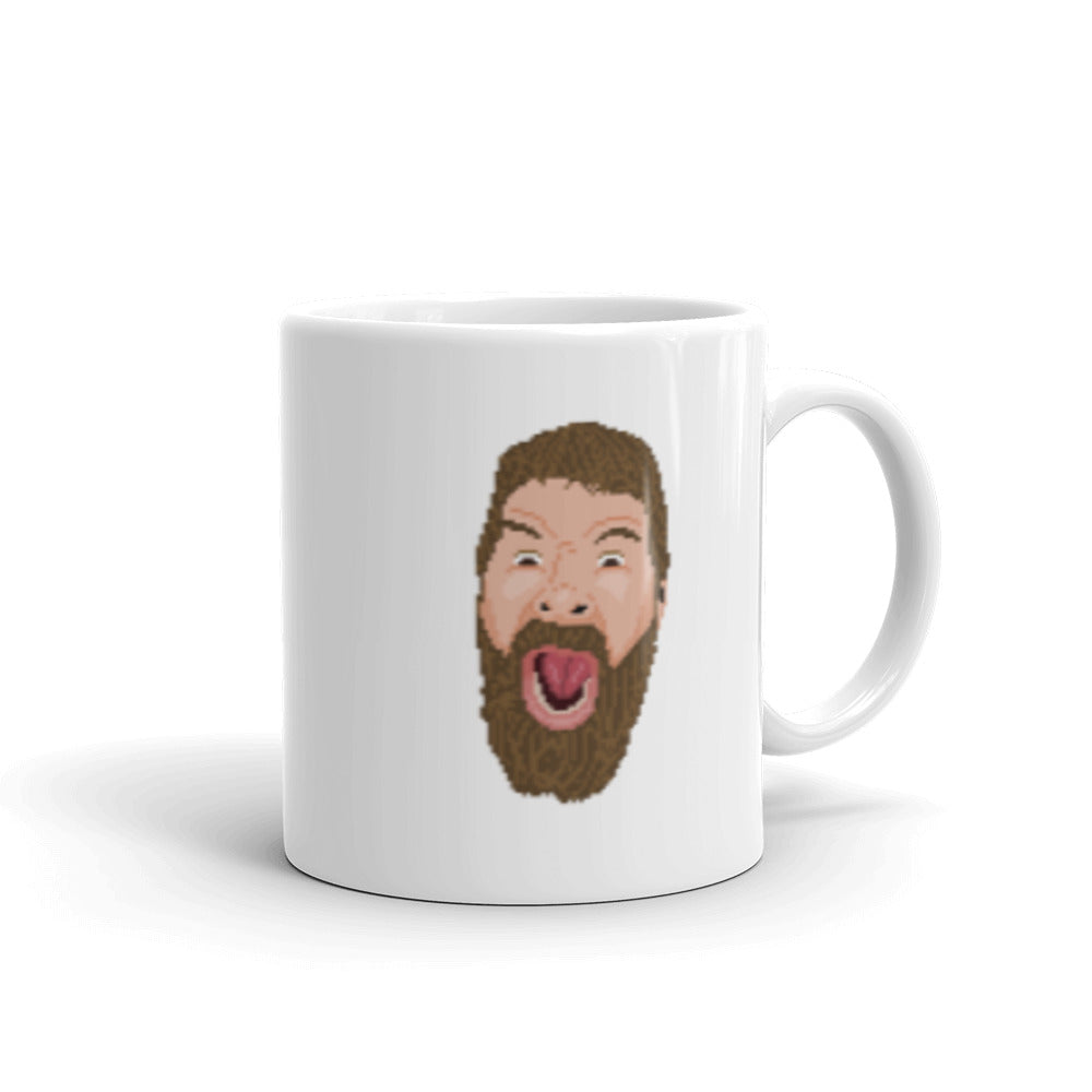 EmoShawn Screaming White Glossy Mug