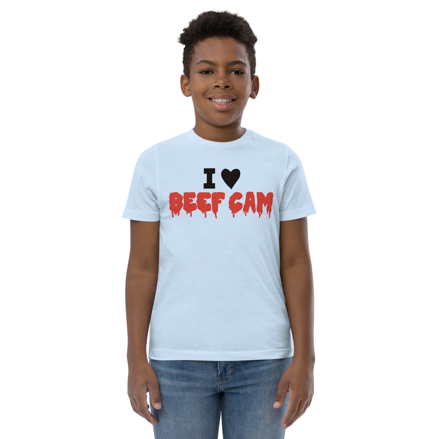 I ❤️ BEEF CAM Youth Jersey T-Shirt