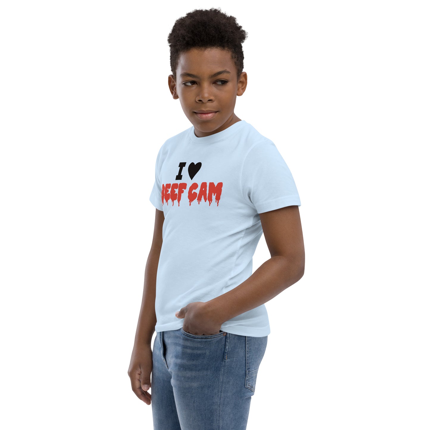 I ❤️ BEEF CAM Youth Jersey T-Shirt