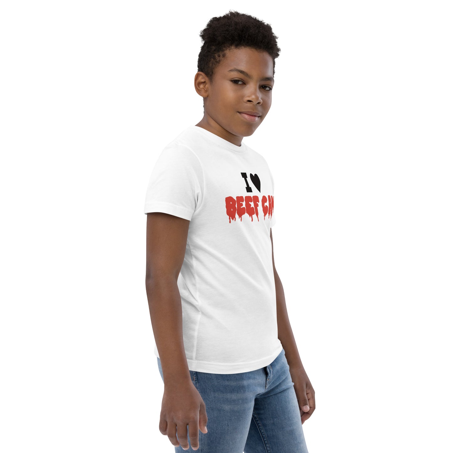 I ❤️ BEEF CAM Youth Jersey T-Shirt