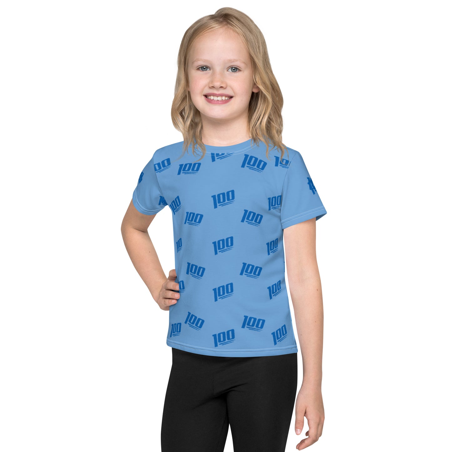100 Logo Kids Crew Neck T-Shirt