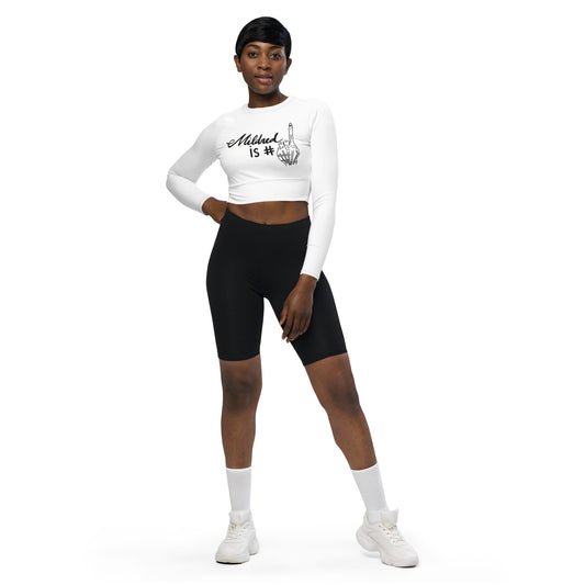 Mildred is #1 Recycled Long-Sleeve Crop Top