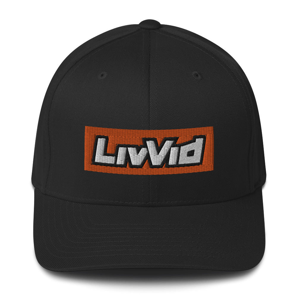 LivVid Logo Structured Twill Cap