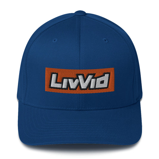 LivVid Logo Structured Twill Cap