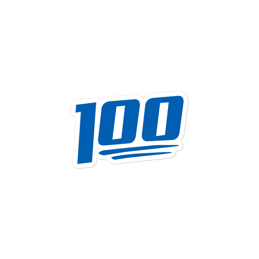 100 Logo Sticker