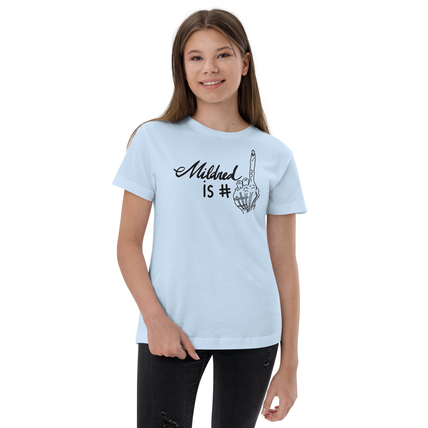 Mildred is #1 Youth Jersey T-Shirt