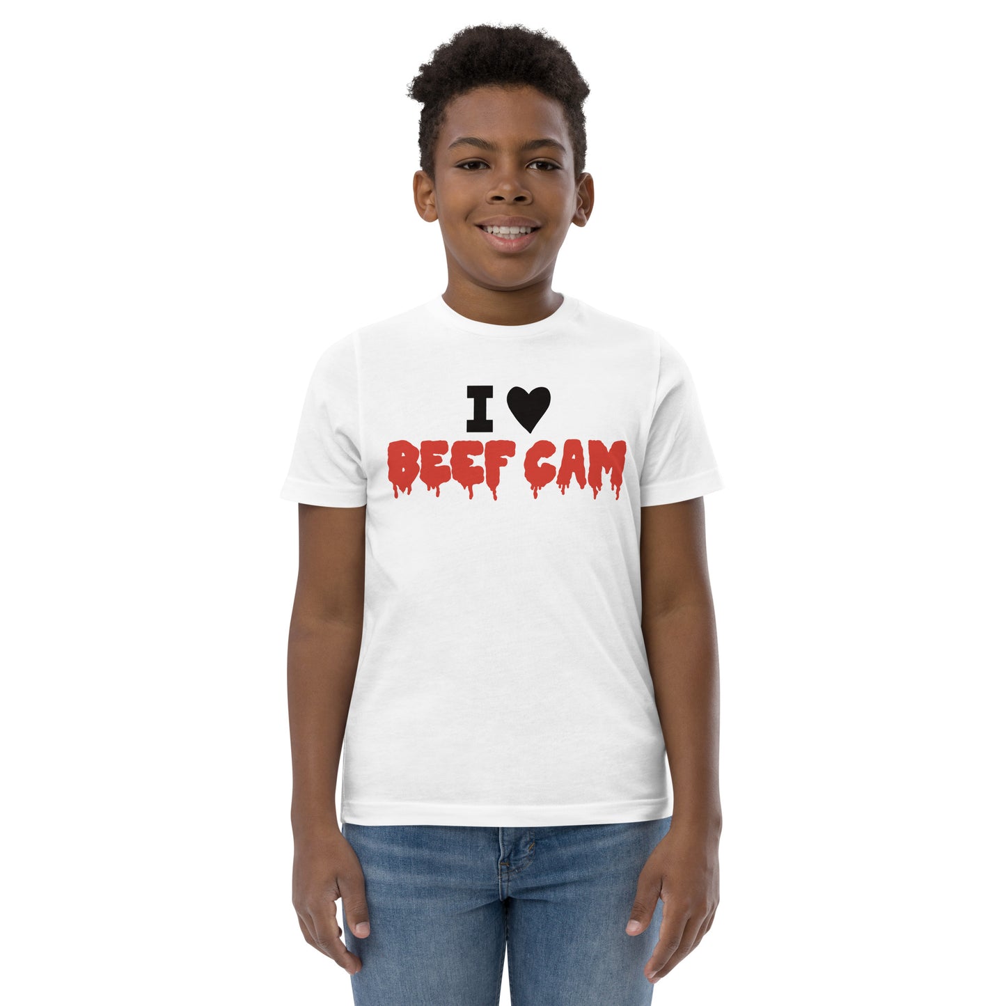 I ❤️ BEEF CAM Youth Jersey T-Shirt