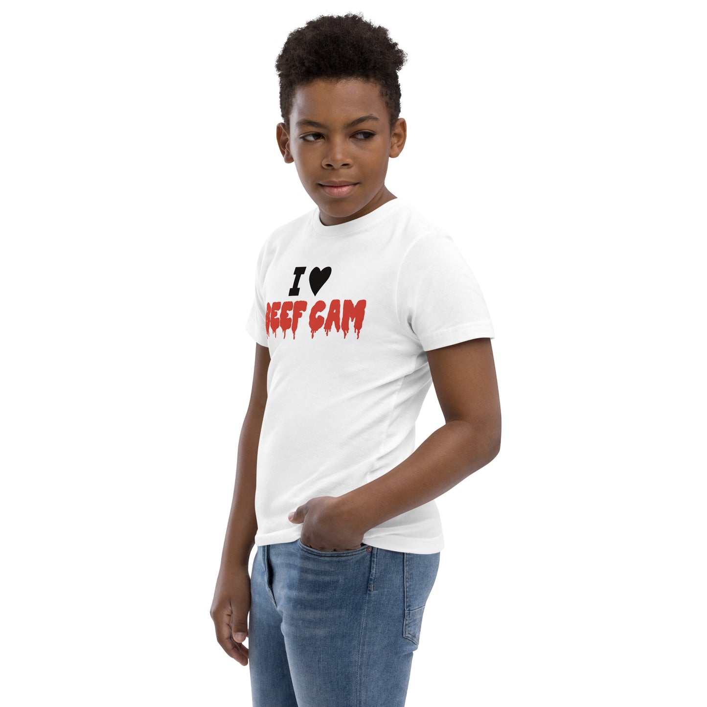 I ❤️ BEEF CAM Youth Jersey T-Shirt